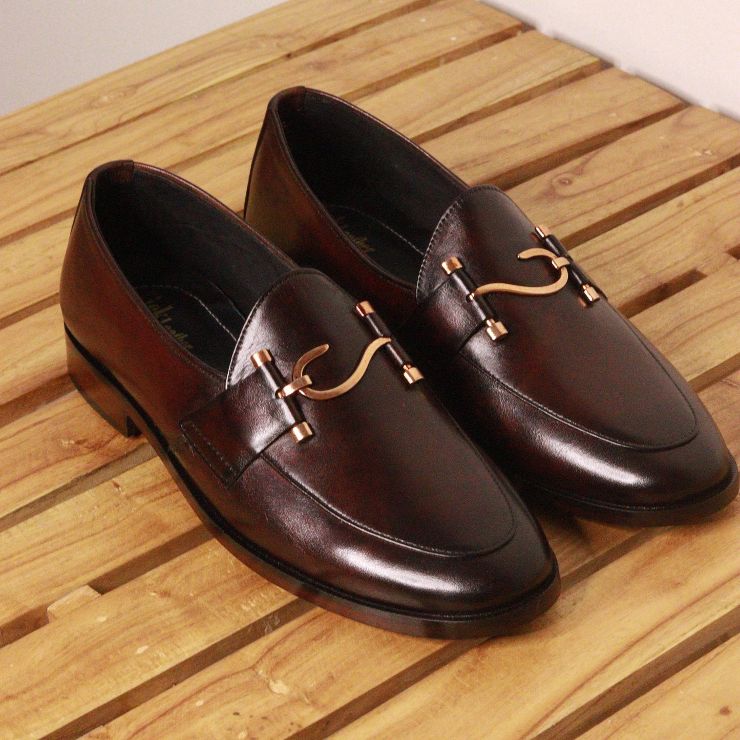 Kick Leather Pure Handmade Shoes-165